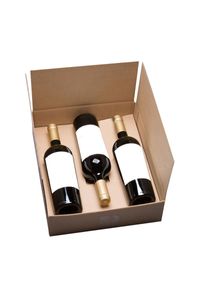 Vingave med 3 flasker vin (kr. 1200,-) - Vingave