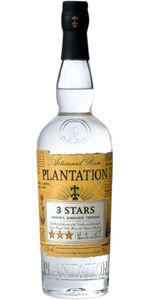 Plantation Rum Plantation, 3 Stars White Rum 70 cl - Rom