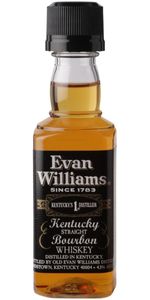 Evan Williams, Kentucky Straight Bourbon 5 cl - Whisky, miniature flaske