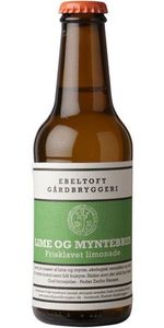 Ebeltoft Gårdbryggeri, Lime- og myntebrus 25cl - Sodavand/Lemonade