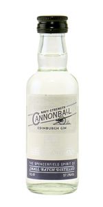 Spiritus Edinburgh Gin Cannonball Navy 5 cl - Gin, miniature flaske