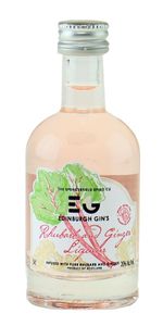 Edinburgh Gins Rhubarb & Ginger Liqueur 5 cl - Likør, miniature flaske