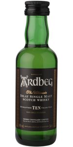 Ardbeg Ten 5 cl. - Whisky, miniature flaske