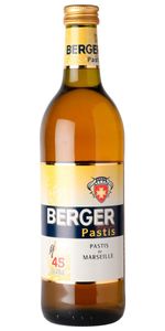 Berger, Pastis de Marseille 45% 70 cl. - Pastis