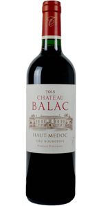 Chateau Balac, Haut-Médoc 2018 - Rødvin