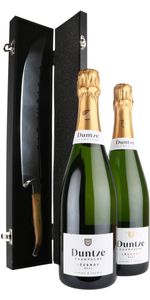 Champagne Duntze Duntze Champagne Brut 2 flasker + Sabel - Champagne