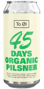 To Øl, 45 Days Organic Pilsner - Øl
