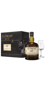 El Dorado Rom El Dorado 15 års m. 2 glas - Rom