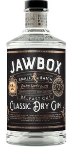 Jawbox Belfast Cut Classic Dry Gin 07l