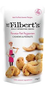 Mr. Filbert's, Peruvian Pink Pepper Cashews & Peanuts - Nødder