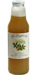 Nybro Frugtplantage, Æblemost med Hyldeblomst 75 cl. - Sodavand/Lemonade