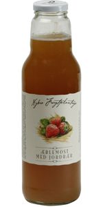 Nybro Frugtplantage, Æblemost med Jordbær 75 cl. - Sodavand/Lemonade