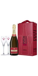 Piper Heidsieck Champagne Piper Heidsieck, Champagne Brut Giftbox inkl. 2 glas - Champagne