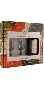 Ron Esclavo Gran Reserva Giftbox 50 cl. Inkl. 2 glas - Rom