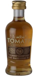 Tomatin 18 år Single Highland Malt Scotch Whisky 5 cl - Whisky, miniature flaske