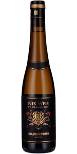 Weingut Nik Weis, Goldtröpfchen Auslese Black Lable Riesling, Mosel 37,5 cl 2019 - Dessertvin