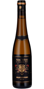 Weingut Nik Weis, Goldtröpfchen Auslese Black Lable Riesling, Mosel 37,5 cl 2018 - Dessertvin