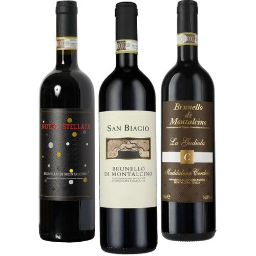 Smagekasse - Brunello 3 flasker