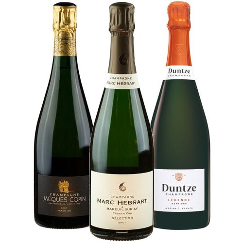 Smagekasse - Champagne 3 flasker