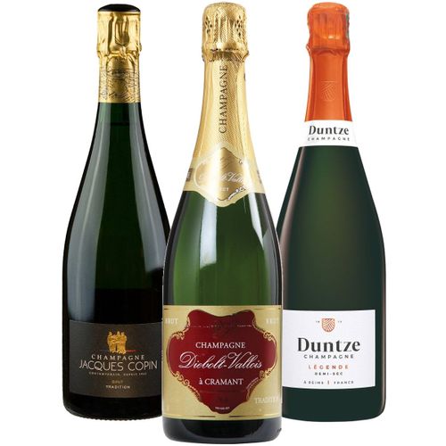Smagekasse - Champagne 3 flasker