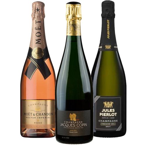 Smagekasse - Champagne 3 flasker