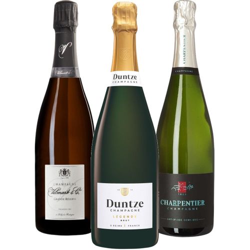 Smagekasse - Champagne 3 flasker