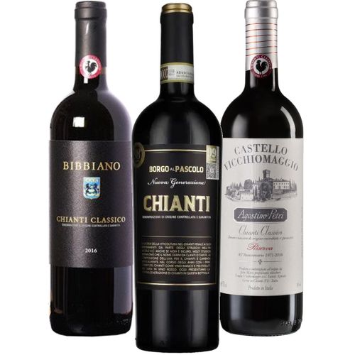 Smagekasse - Chianti 3 flasker