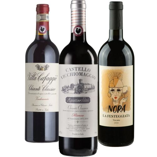 Smagekasse - Chianti 3 flasker