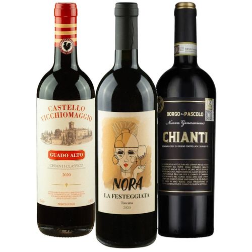 Smagekasse - Chianti 3 flasker