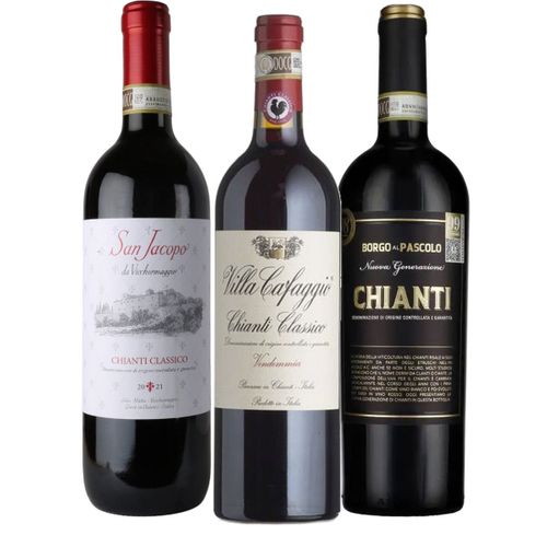 Smagekasse - Chianti 3 flasker