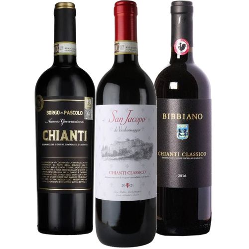 Smagekasse - Chianti 3 flasker