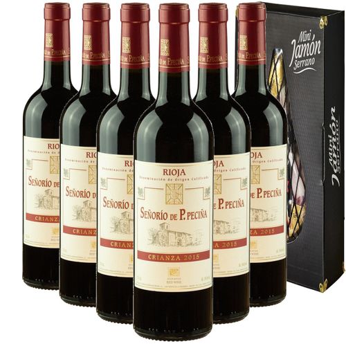 Vinpakke - 6 Pecina Crianza + 1 Gratis Mini Serrano