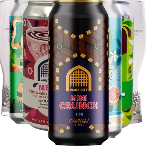 Ølpakke - Vault City + 2 Gratis Glas.