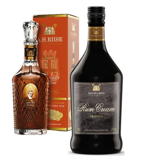 Old St. Croix/A.H. Riise Non plus ultra Ambre d'or excellence + Cream