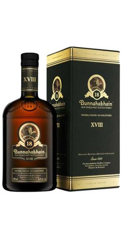 Bunnahabhain 18 Years Old, 46,3%, 70cl