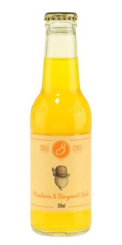 Three Cents Mandarin & Bergamot Soda 20 cl - BEDST FØR: 10.11.2026