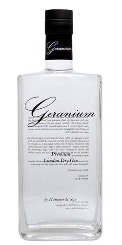 Geranium gin 44% 70 cl