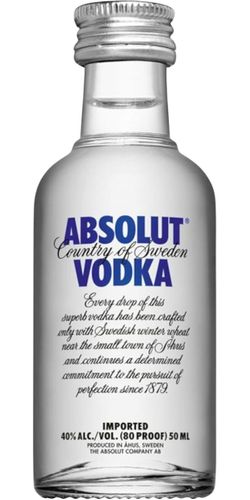 Absolut Vodka 5 cl.