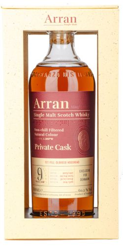Arran 9 års Single cask cask 1411