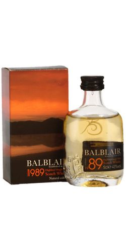Balblair Vintage 1989,  20 år 43% 5cl