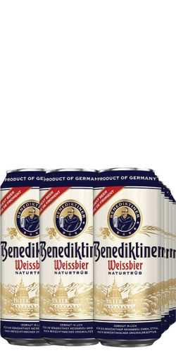 Benediktiner, 1 ks. Weissbier (24 stk)