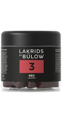 Lakrids By Bülow - "3" Red 150 g.