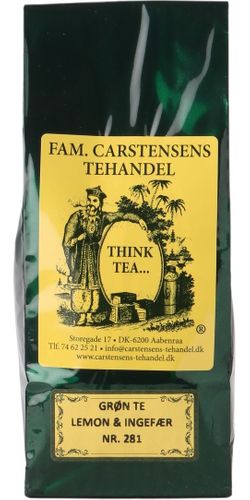 Carstensens Tehandel, Grøn Lemon & Ingefær