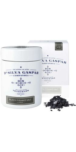 Da Silvar Gaspar, Black Pyramid Salt Cyprus 70 g Porcelain