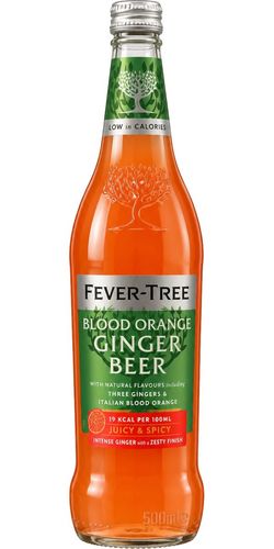 Fever-Tree, Light Blood Orange Ginger Beer 500 ml.