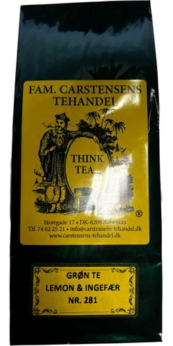 Carstensens Tehandel, Sencha Lemon Ingefær