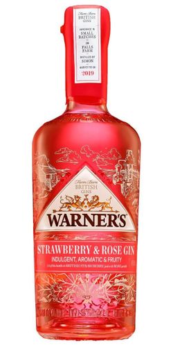 Warners, Harrington Strawberry & Rose Limited Edition Gin 40% 70 cl.