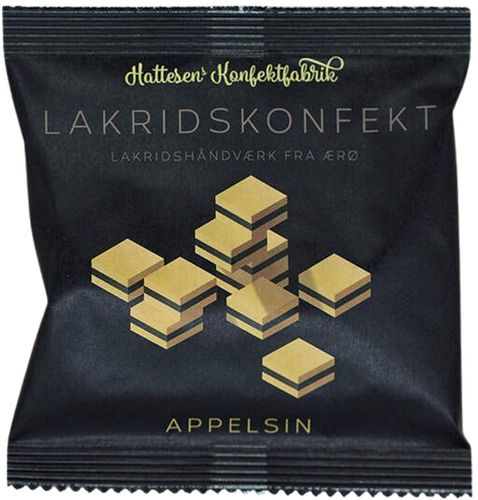 Hattesen Lakridskonfekt, Appelsin (pose)
