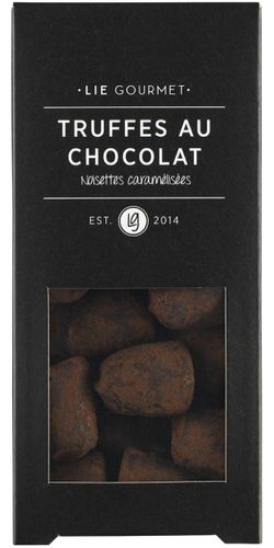 Lie Gourmet, Chocolate Truffles With Caramelized Hazelnuts - BEDST FØR: 03.04.2026