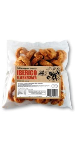 Flæskesvær med ibericosmag 100 g.  - Bedst før: 29.06.2025
